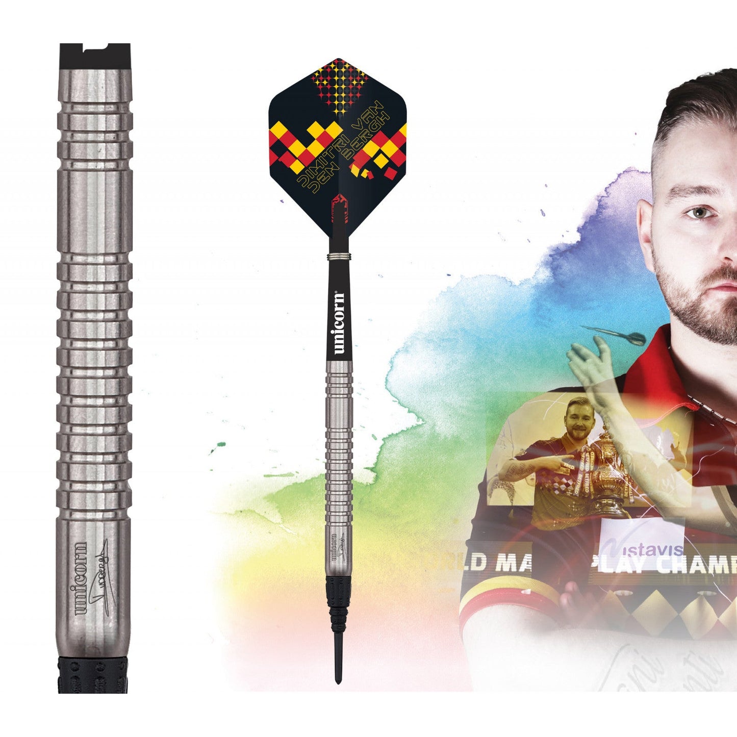Unicorn Maestro Dimitri van den Bergh Soft Darts