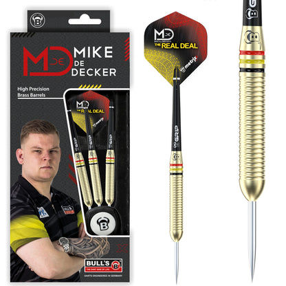 BULL'S Mike de Decker Player Brass Steel Dart