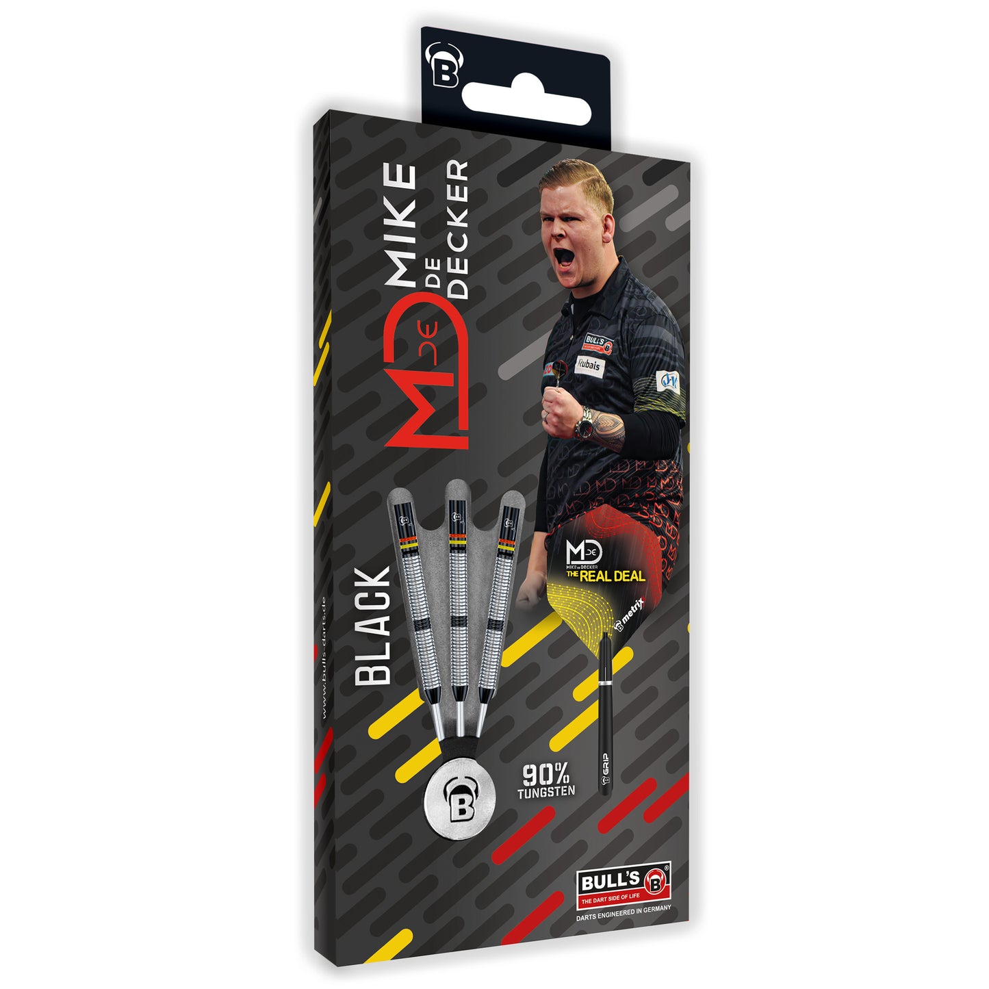 BULL'S Mike de Decker Black Edition Steel Dart