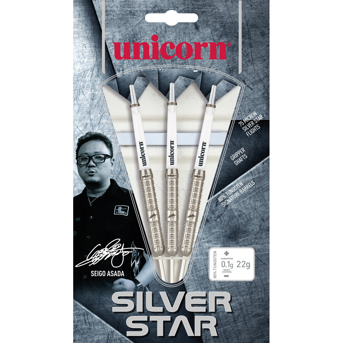 Unicorn Seigo Asada Silver Star Steel Darts
