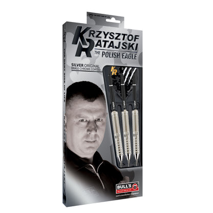 BULL'S Krzysztof Ratajski Brass Silver Steel Dart