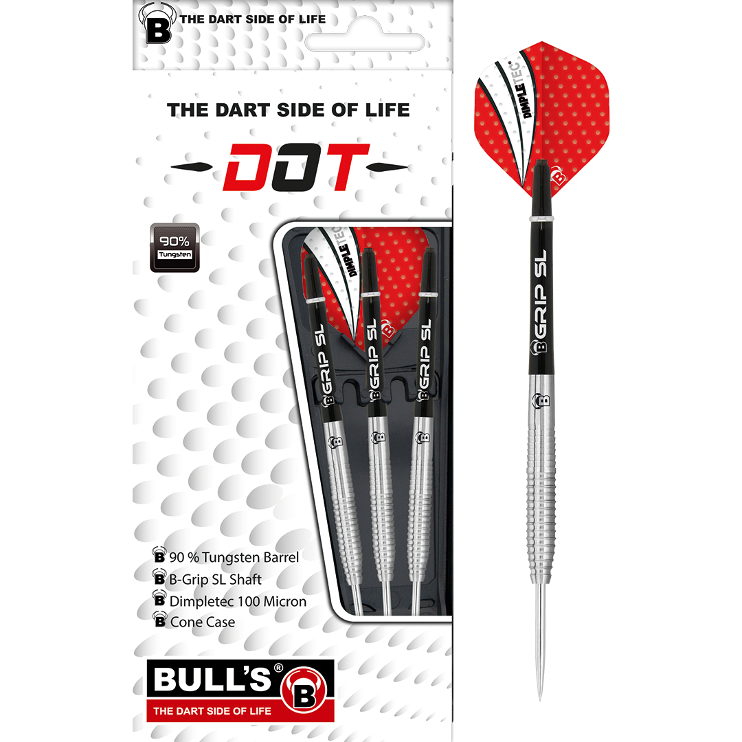 BULL'S Dot D1 90% Tungsten Steel Dart