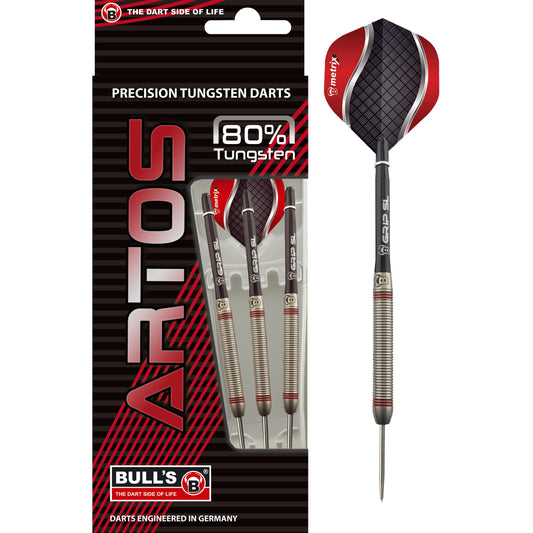 BULL'S Artos AR3 Steeldart, Red 80% Tungsten
