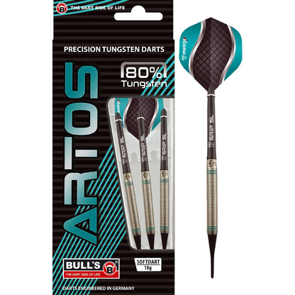 BULL'S Artos AR1 Softdart, Mint 80% Tungsten