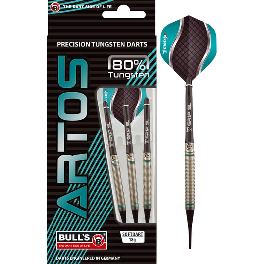 BULL'S Artos AR1 Softdart, Mint 80% Tungsten