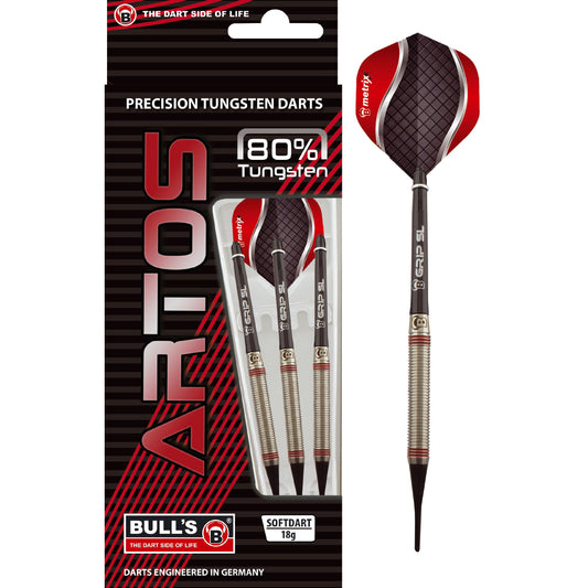 BULL'S Artos AR3 Softdart, Red 80% Tungsten
