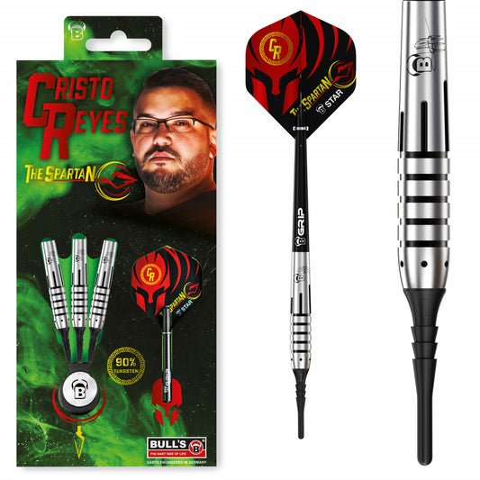 BULL'S Cristo Reyes Soft Dart, 90 % Tungsten