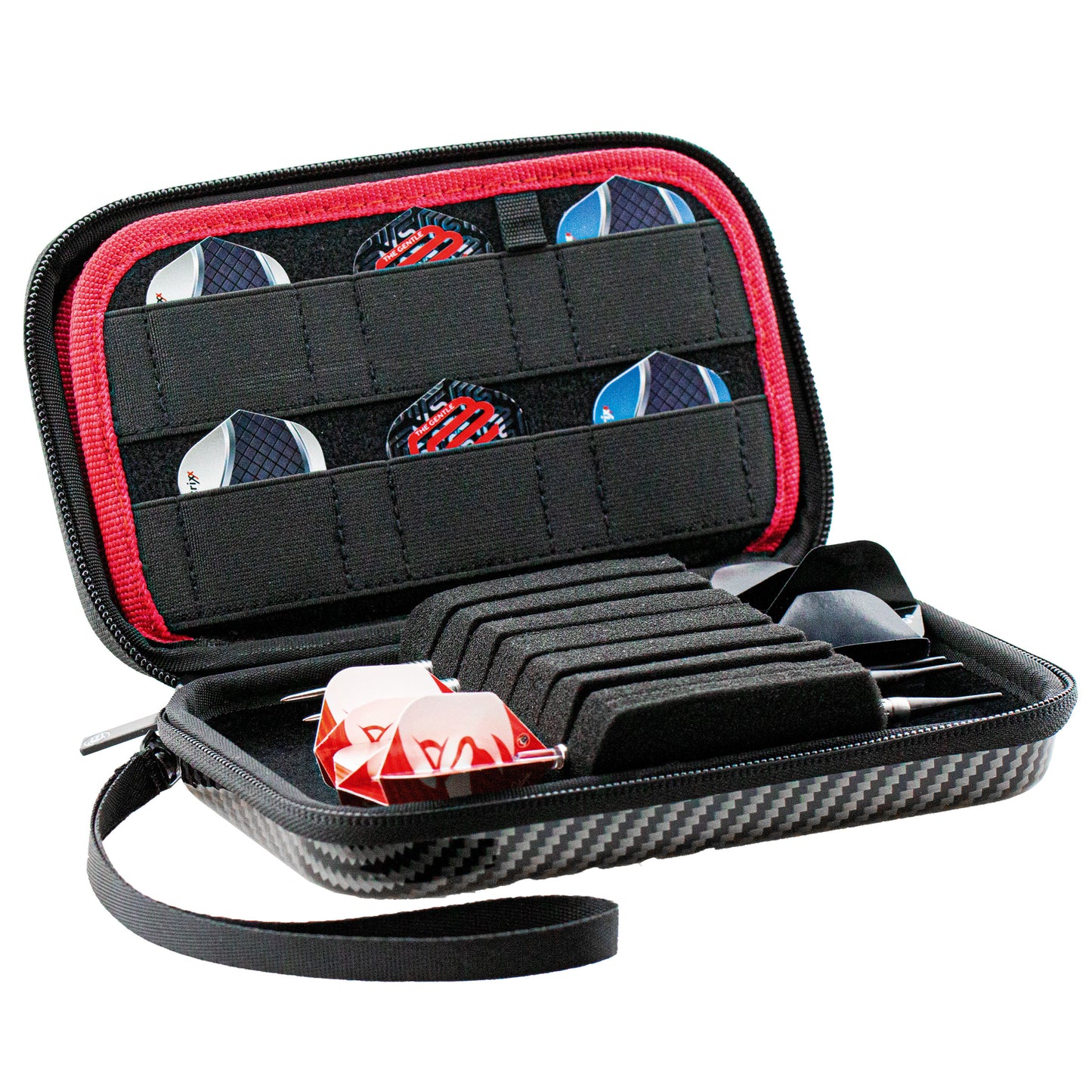 BULL'S Orbis HS XL Dartcase carbongrey