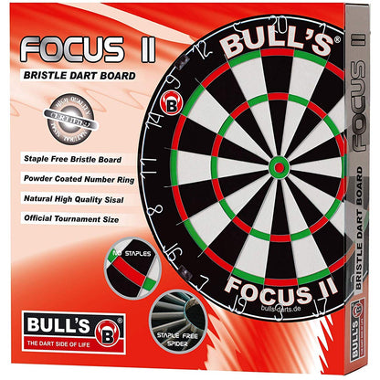 BULL'S Focus II Bristle Dart Board