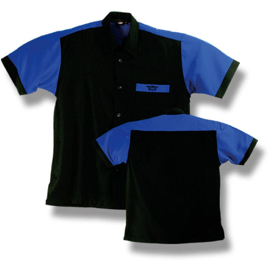BULL'S Dartshirt Schwarz/Blau
