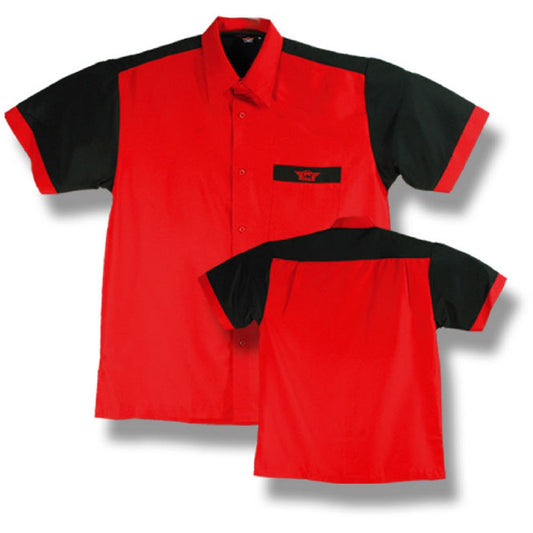 BULL'S Dartshirt Rot/Schwarz