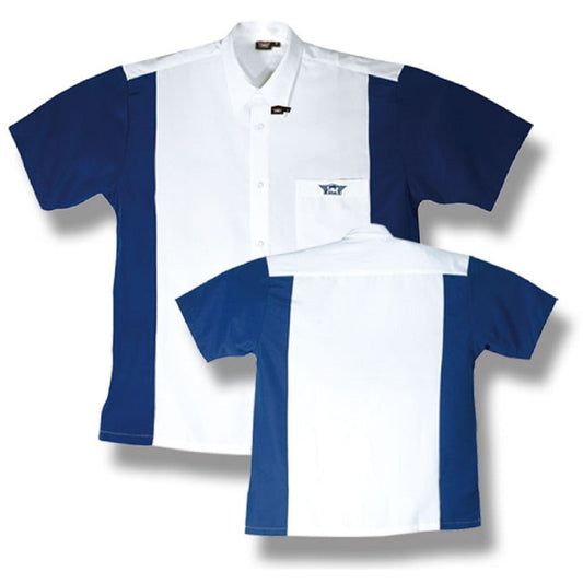 BULL'S Dartshirt Weiß/Blau
