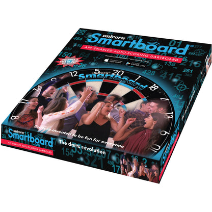 Unicorn Smartboard Bristle, Bluetooth Dartboard, App kompatible Dartscheibe