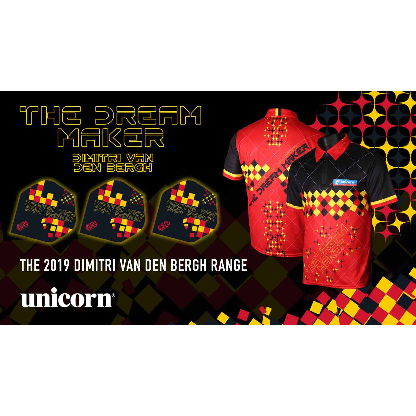 Unicorn Team Dart Shirt Dimitri van den Bergh Bulldart