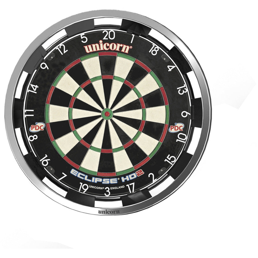 Unicorn "Solar Flare" LED Dartboard Beleuchtung mit integriertem Surround